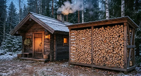 Укладка дров в Новом Уренгое, проспект Овражная, 40